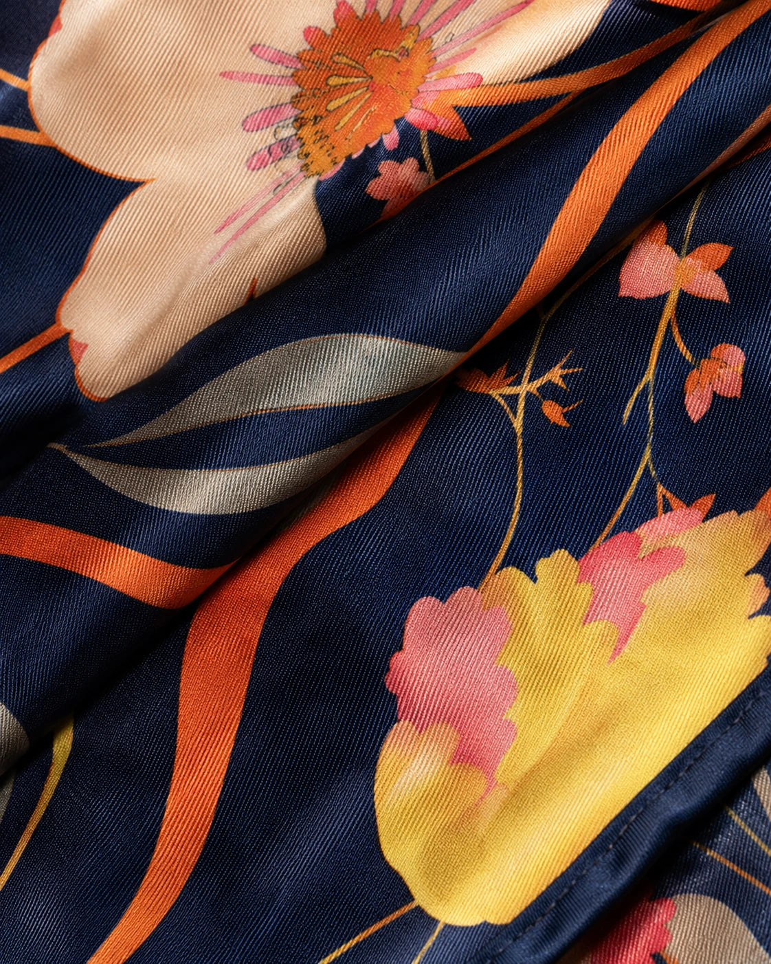Midnight Bloom Mini Scarf