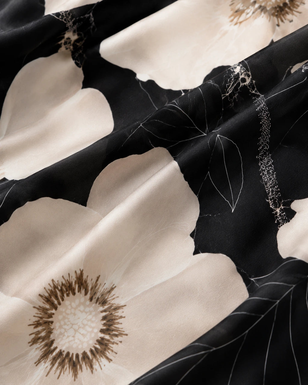 Noir Bloom Scarf