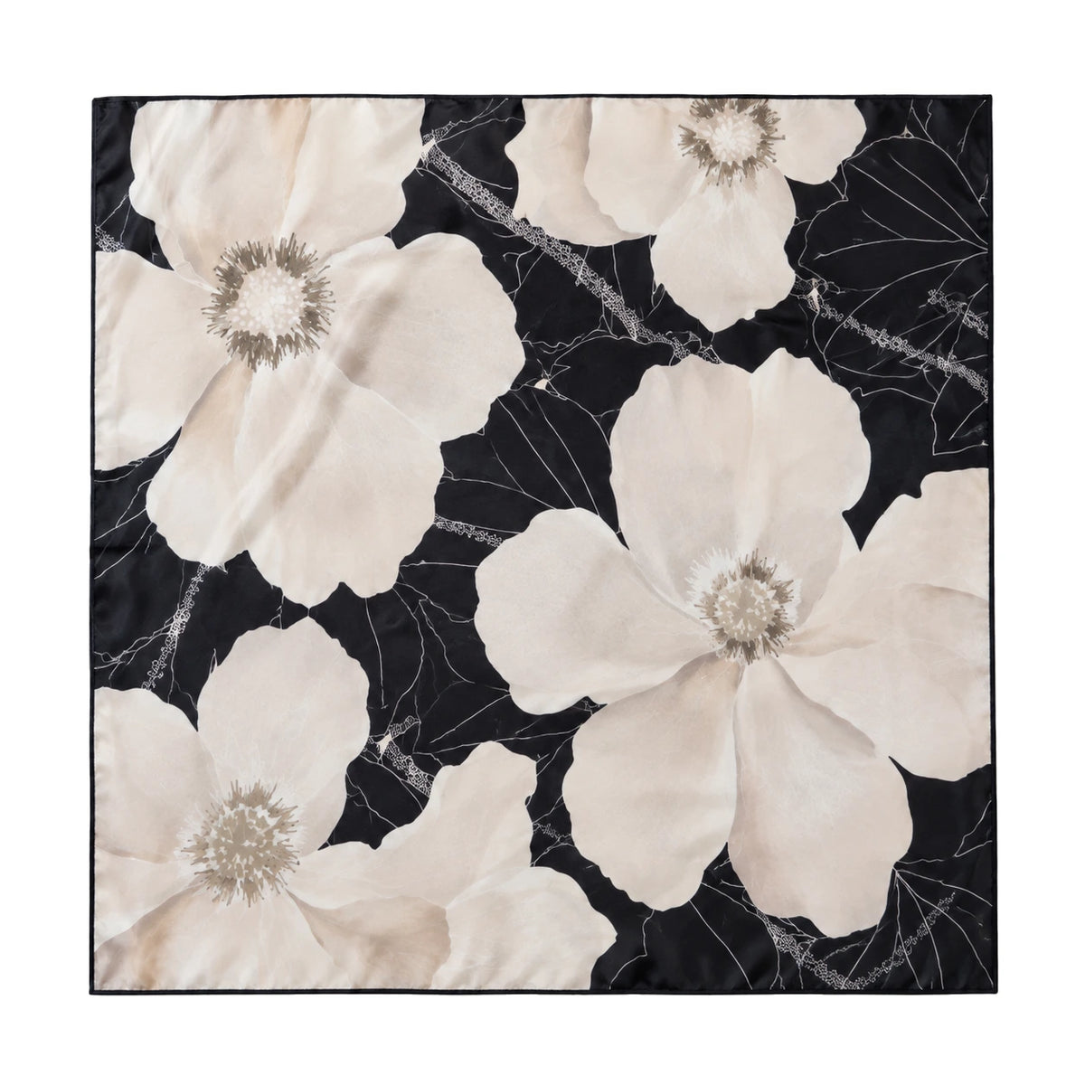 Noir Bloom Scarf